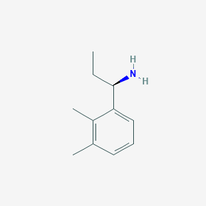 molecular formula C11H17N B15227889 (R)-1-(2,3-Dimethylphenyl)propan-1-amine 