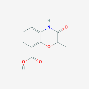 2-methyl-3-oxo-3,4-dihydro-2H-1,4-benzoxazine-8-carboxylic acid