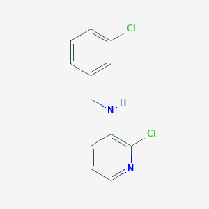 molecular formula C12H10Cl2N2 B15227981 2-Chloro-N-(3-chlorobenzyl)pyridin-3-amine 