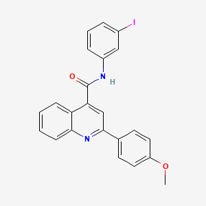 N-(3-iodophenyl)-2-(4-methoxyphenyl)quinoline-4-carboxamide