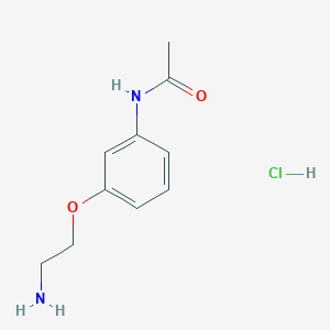 N-[3-(2-aminoethoxy)phenyl]acetamide hydrochloride