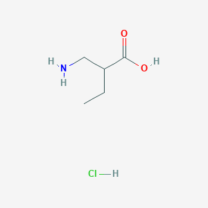 2-(Aminomethyl)butanoic acid hydrochloride