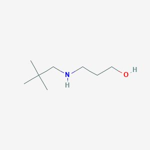 molecular formula C8H19NO B1522805 3-[(2,2-二甲基丙基)氨基]丙醇 CAS No. 1248631-79-9