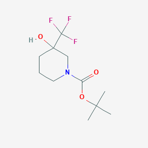Tert-butyl 3-hydroxy-3-(trifluoromethyl)piperidine-1-carboxylate