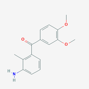 (3-Amino-2-methylphenyl)(3,4-dimethoxyphenyl)methanone