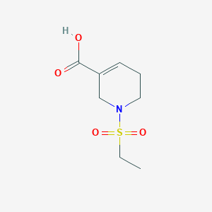 molecular formula C8H13NO4S B15228065 1-(Ethylsulfonyl)-1,2,5,6-tetrahydropyridine-3-carboxylic acid 