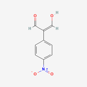 (2Z)-3-Hydroxy-2-(4-nitrophenyl)acrylaldehyde