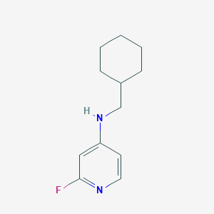 N-(Cyclohexylmethyl)-2-fluoropyridin-4-amine