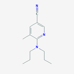 6-(Dipropylamino)-5-methylnicotinonitrile