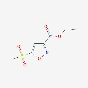 Ethyl 5-(methylsulfonyl)isoxazole-3-carboxylate