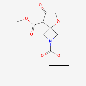 2-Tert-butyl8-methyl7-oxo-5-oxa-2-azaspiro[3.4]octane-2,8-dicarboxylate