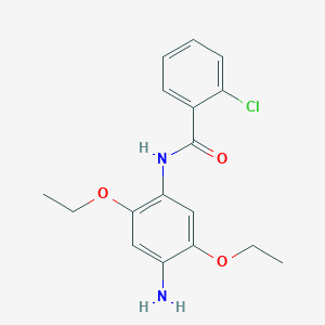 N-(4-amino-2,5-diethoxyphenyl)-2-chlorobenzamide