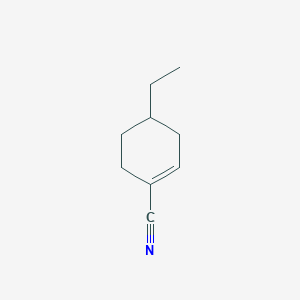 molecular formula C9H13N B1522819 4-Ethylcyclohex-1-ene-1-carbonitrile CAS No. 1251923-82-6
