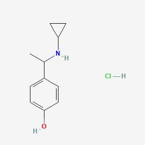 4-[1-(Cyclopropylamino)ethyl]phenol hydrochloride