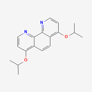 molecular formula C18H20N2O2 B15228244 4,7-Diisopropoxy-1,10-phenanthroline 