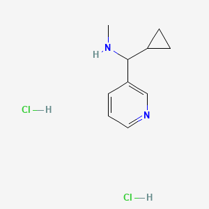 [Cyclopropyl(pyridin-3-yl)methyl](methyl)amine dihydrochloride
