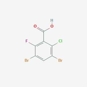 3,5-Dibromo-2-chloro-6-fluorobenzoic acid