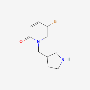 5-Bromo-1-(pyrrolidin-3-ylmethyl)pyridin-2(1H)-one