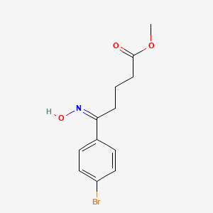 methyl (5Z)-5-(4-bromophenyl)-5-hydroxyiminopentanoate