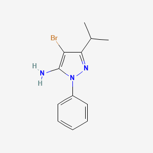 4-Bromo-3-isopropyl-1-phenyl-1H-pyrazol-5-amine