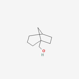 molecular formula C9H16O B15228424 Bicyclo[3.2.1]octan-1-ylmethanol 