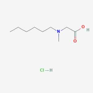 2-[Hexyl(methyl)amino]acetic acid hydrochloride