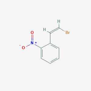 molecular formula C8H6BrNO2 B15228469 (Z)-1-(2-Bromovinyl)-2-nitrobenzene 