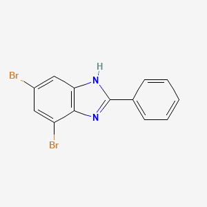 5,7-Dibromo-2-phenyl-1H-benzo[d]imidazole