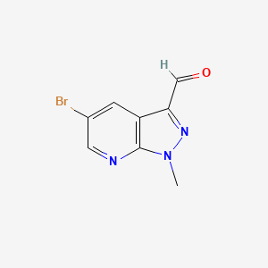 5-bromo-1-methyl-1H-pyrazolo[3,4-b]pyridine-3-carbaldehyde