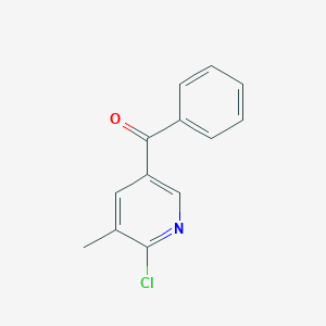 (6-Chloro-5-methylpyridin-3-yl)(phenyl)methanone