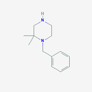 molecular formula C13H20N2 B1522862 1-Benzyl-2,2-dimethylpiperazine CAS No. 846052-91-3