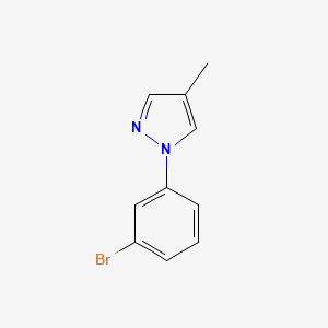 1-(3-bromophenyl)-4-methyl-1H-pyrazole