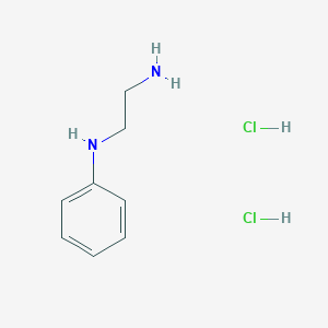 molecular formula C8H14Cl2N2 B15228649 N1-Phenylethane-1,2-diamine dihydrochloride 