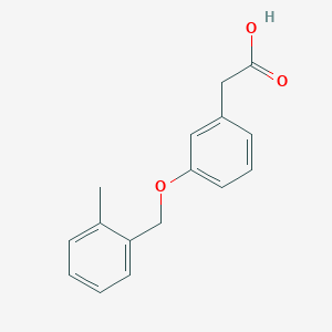 2-{3-[(2-Methylphenyl)methoxy]phenyl}acetic acid