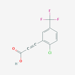 3-(2-Chloro-5-(trifluoromethyl)phenyl)propiolic acid