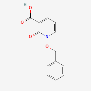 molecular formula C13H11NO4 B15228743 1-(Benzyloxy)-2-oxo-1,2-dihydropyridine-3-carboxylic acid 