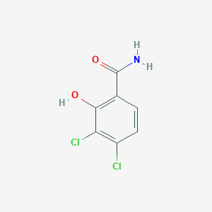 molecular formula C7H5Cl2NO2 B15228745 3,4-Dichloro-2-hydroxybenzamide 