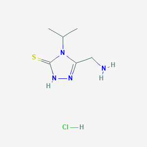 5-(aminomethyl)-4-(propan-2-yl)-4H-1,2,4-triazole-3-thiol hydrochloride