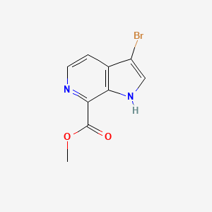 methyl3-bromo-1H-pyrrolo[2,3-c]pyridine-7-carboxylate