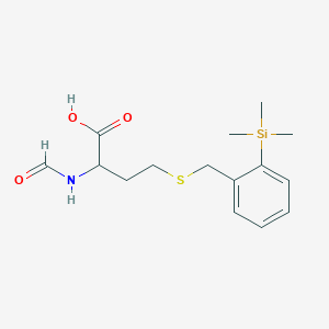 2-Formamido-4-((2-(trimethylsilyl)benzyl)thio)butanoic acid