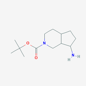 tert-Butyl 7-aminooctahydro-2H-cyclopenta[c]pyridine-2-carboxylate