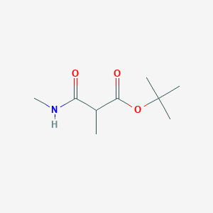 tert-Butyl 2-methyl-3-(methylamino)-3-oxopropanoate