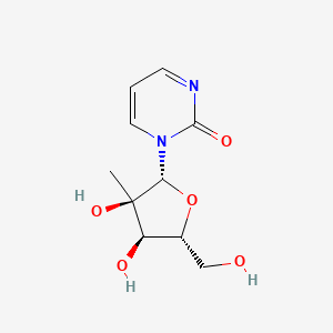 1-((2R,3R,4R,5R)-3,4-Dihydroxy-5-(hydroxymethyl)-3-methyltetrahydrofuran-2-yl)pyrimidin-2(1H)-one