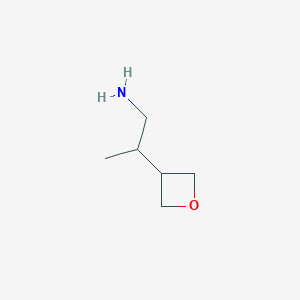 2-(Oxetan-3-yl)propan-1-amine