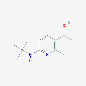 1-(6-(tert-Butylamino)-2-methylpyridin-3-yl)ethanol