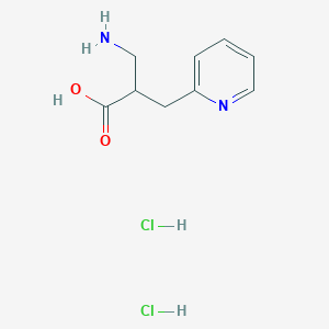 3-Amino-2-(pyridin-2-ylmethyl)propanoic acid dihydrochloride