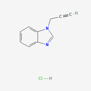 molecular formula C10H9ClN2 B1522917 1-(prop-2-yn-1-yl)-1H-1,3-benzodiazole hydrochloride CAS No. 41472-79-1