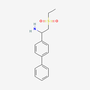 1-([1,1'-Biphenyl]-4-yl)-2-(ethylsulfonyl)ethanamine