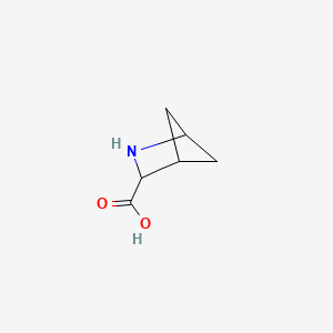 molecular formula C6H9NO2 B15229186 2-Azabicyclo[2.1.1]hexane-3-carboxylic acid 