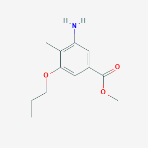 Methyl 3-amino-4-methyl-5-propoxybenzoate